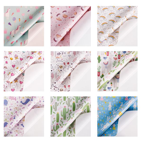 MSD Christmas Festival Cake Packaging Roll Kraft Wrapping Paper for Decoration Easy