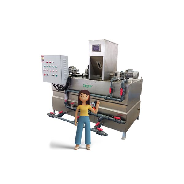 IEPP Big Capacity Waste Water Treatment Powder Flocculation PAM Chemical Dosing Mixture Automatic Polymer Preparation Unit tank