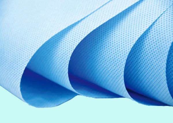 Anti UV Hydrophilic Non Woven Fabric , Agriculture Non Woven Fabric Blue Color