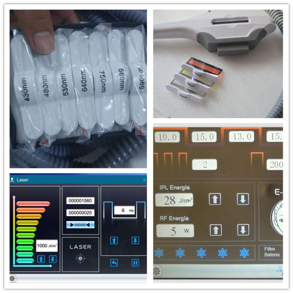 Máquina láser de tratamiento de la piel 3 en 1 IPL RF Nd Yag Máquina de depilación láser para clínica