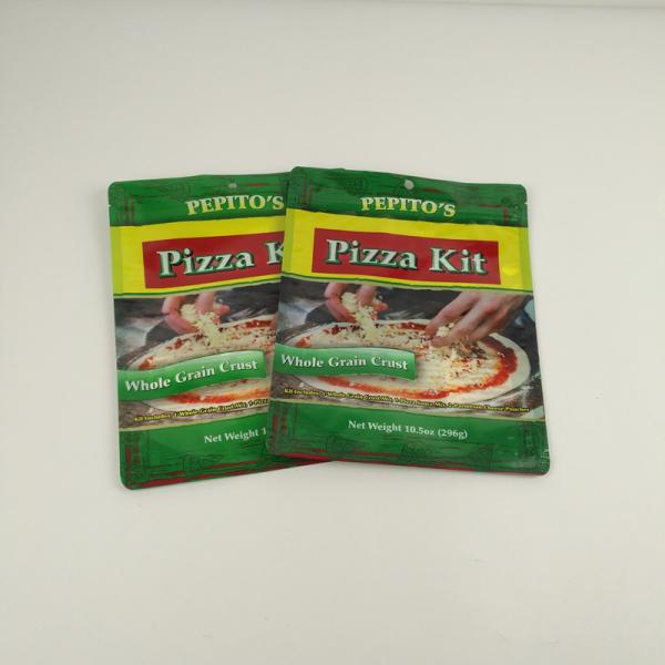 O saco do alimento que embala a folha feita sob encomenda do café dos sacos de Logo Smell Proof está o suporte acima impresso do malote acima dos sacos que embalam a pizza