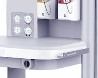 OU ventilador da máquina da anestesia com 10