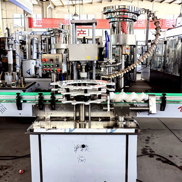 1KW Automatic Corking Machine 220V / 380V Automatic Bottle Capping Machine For Spirits