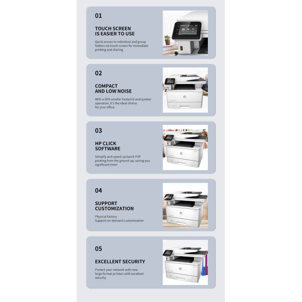 HP M329dw_427fdw_429dw_fdn_fdw Printer A4 Black and White Laser Printer Multifunctional Copy and Print All-in-One Machine