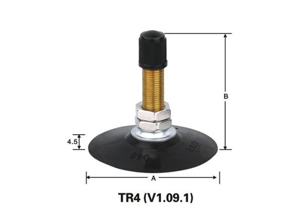 TR4 Base Brass Valve Stem Diameter 45mm Effective Length 34mm V1.09.1