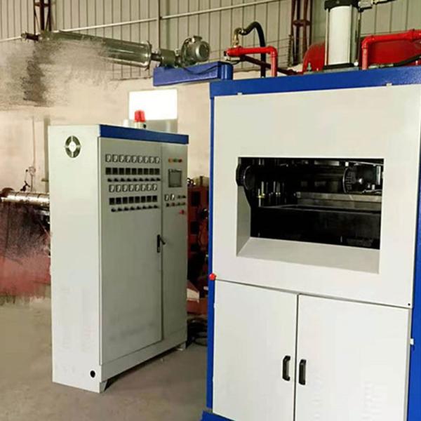 Máquina de termoformado de copas de plástico PLC usada 750 mm ancho 130 kW
