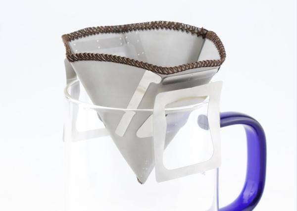 304 Stainless Steel Drip Coffee Filter Bags , Cold Brew Coffee Bags With Hanging Ear