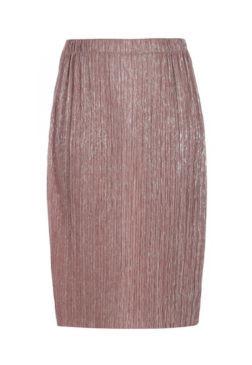 Shiny Polyester Womens Fashion Skirts Knee Length Pencil Skirts For Summer / Autumn