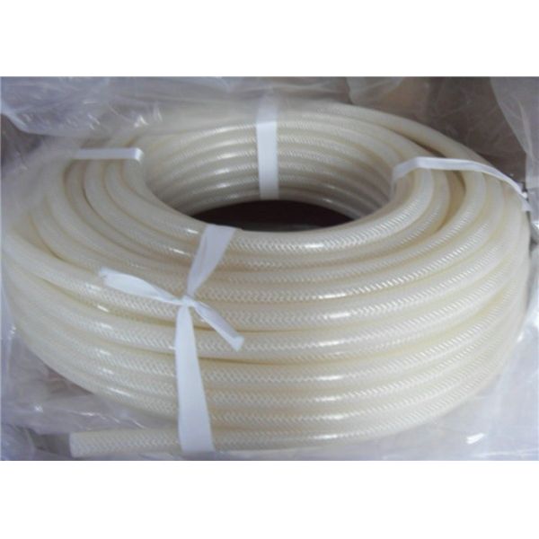 Трубопровод силиконовой резины оплетки полиэфира, гибкое качество еды шланга силикона без запаха