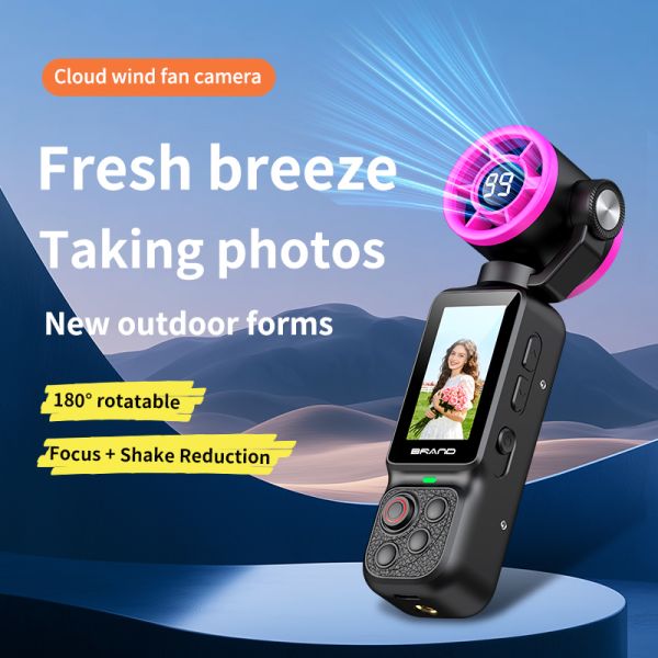 LK033 4K Handheld Action Camera Ultra HD With Tripod Stand Vlog Camera