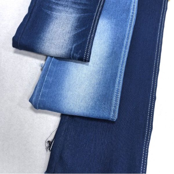 9 oz haute étirement 70% coton 28% polyester 2% spandex denim tissu pour vêtements-jeans haute étirement 16 * 200 nombre de fils