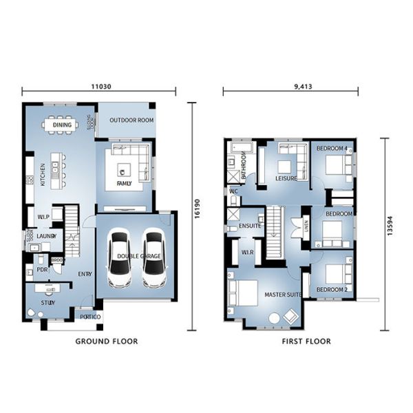 Diseñador de lujo Prefab enmarcado en acero Villa Homes Company