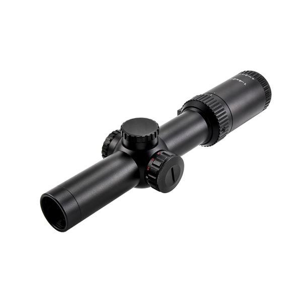 1-4x24 Illuminated Tactical 30mm Tube Glass Reticle Scope with Maximum Output Power 0