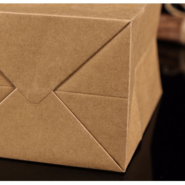 Изготовленной на заказ бумажный мешок подарка Брауна хозяйственной сумки бумаги Крафт покрашенный ручкой