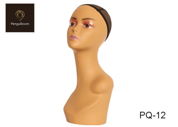 Pq-12 Very Durable Wig Training Mannequin African American Face Rigorous Workmanship