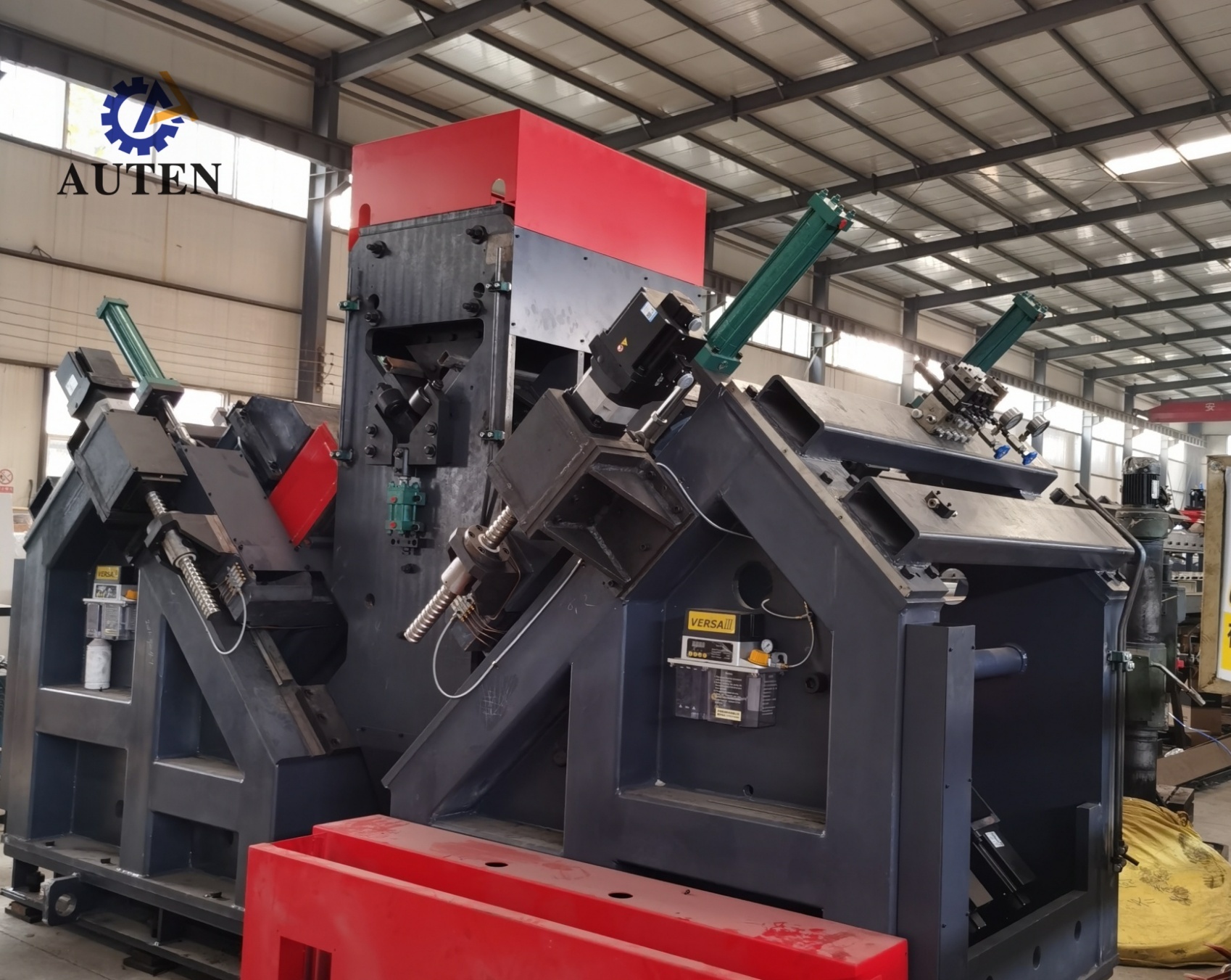 Model ADM3635 CNC Angle Drilling And Marking Processing Line For Power Tower