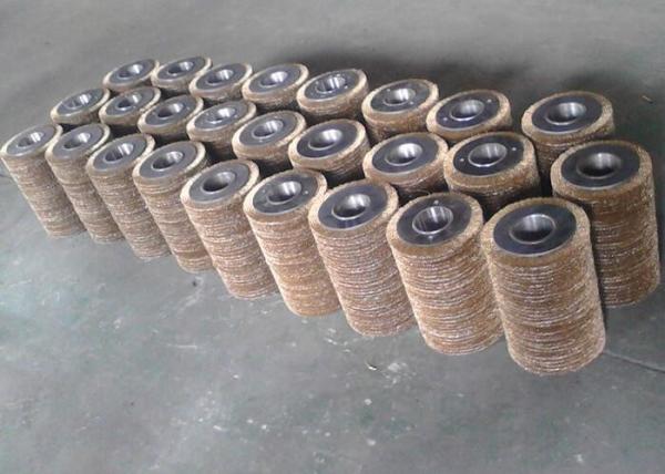 Retread Tire Industrial Roller Brushes Steel Wire Material For Rubber Tire Recycling