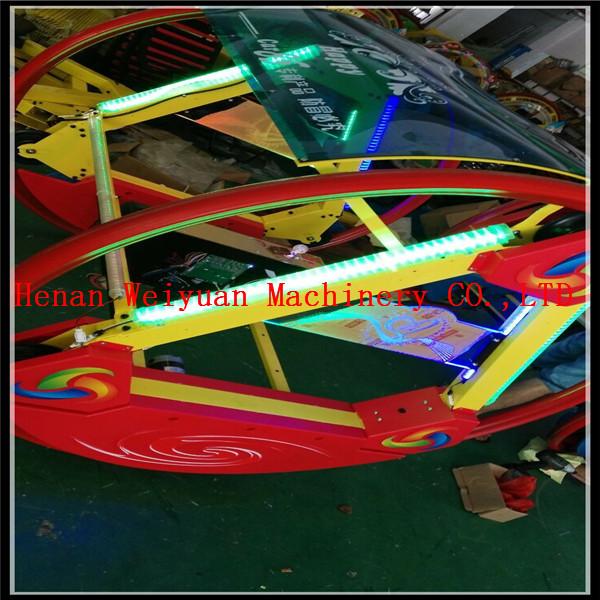 2 seats Canton Fair newest indoor Kids Amusement rides Happy le bar Car Rides Rotating Balance Car for sell