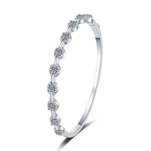 Lobster Clasp 14K 18K S925 Silver Bracelet Jewelry Suitable For Everyday Wear S925 Silver 925 Silver Moissanite  925 silver jewelry