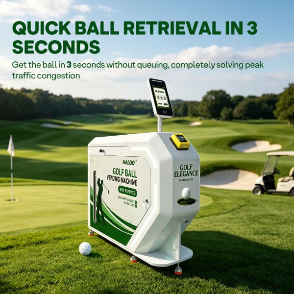 Haloo Golf Dispenser | 1000 Ball Large Capacity 1-second Automatic Induction Commercial Practice Range Intelligent Ball Supply Equipment