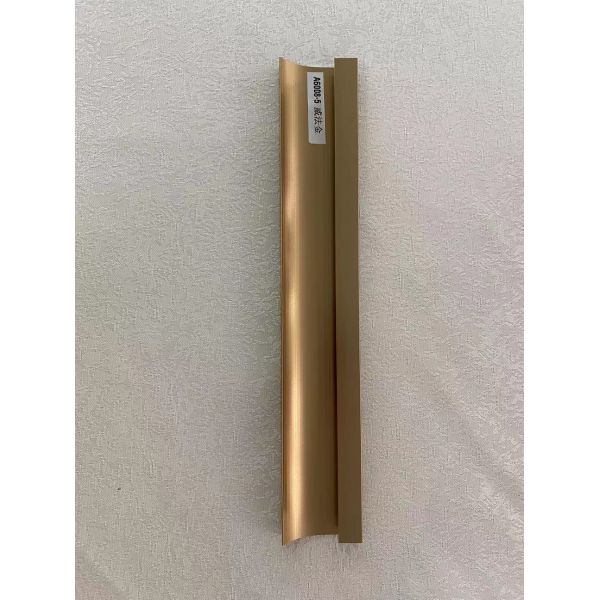Aluminum Channel Profile Black Baseboard Skirting Board for Floor Wall Cover 2.5 Meters