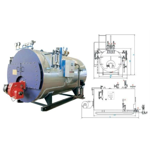 Reliable Efficiency ISO9001 0.7Mpa 1.0Mpa 1.2Mpa  Approval Natural Gas Fired Boiler