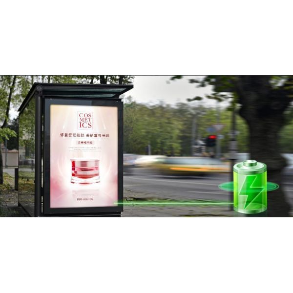 Outdoor LED Poster Screen with IP65 Waterproof 5500-6500nits Brightness and 3840Hz Refresh Rate for Advertising