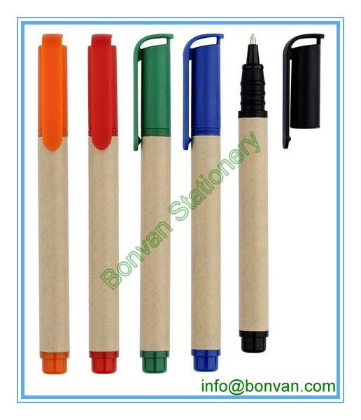 paper ball point pen, paper material ballpen for promotional use