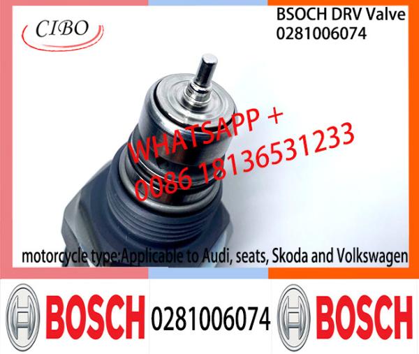 Válvula de controle 0281006075 0281006074 0281006075 da válvula 0281006074 de BOSCH DRV aplicáveis a Volkswagen Audi