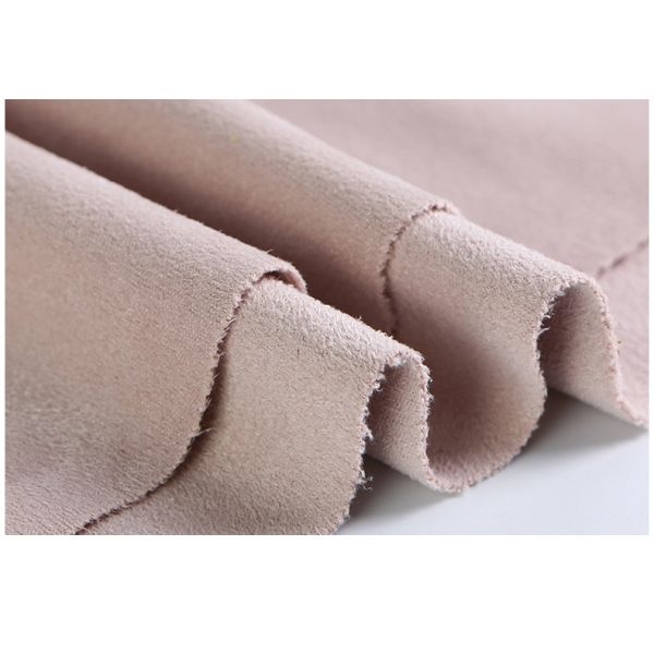 Double-Sided Microfiber Suede Fabric - Luxury Faux Leather for Upholstery, Bags & DIY (0.8mm, 150D, OEKO-TEX)