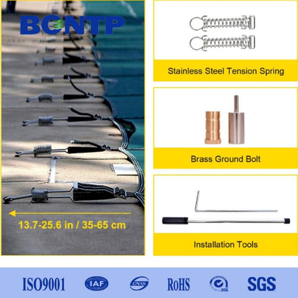 China Factory Durable PP Mesh Inground Swimming Pool Cover Winter Cover for Safety Protection finished products