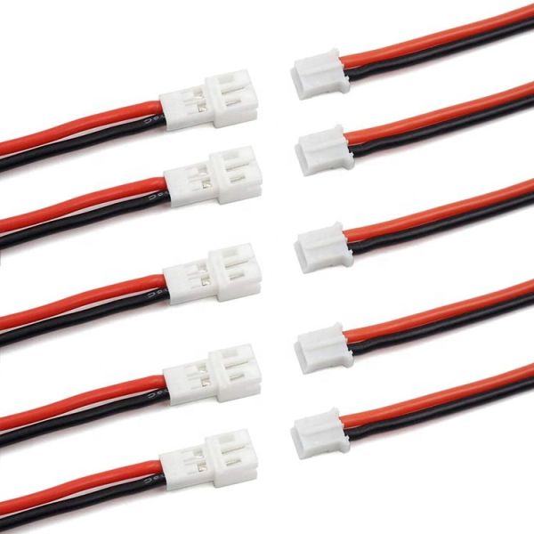 Homme Femme 2 broches JST PH 2.0 Pitch 2.0mm connecteur câble de câblage