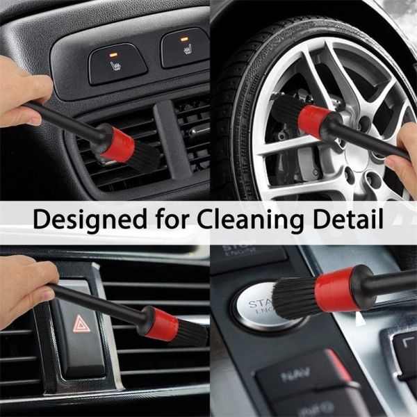 Vente à chaud 5pcs Ultra Soft PP brosse de détail pour l'intérieur de la voiture détail