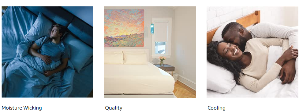 Crear un dormitorio acogedor con suave 1800tc algodón egipcio hogar 6 piezas de color sólido ropa de cama