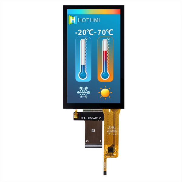 5.0 Inch IPS 480x854 Wide Temperature TFT Display Panel ST7701S Capacitive Touch