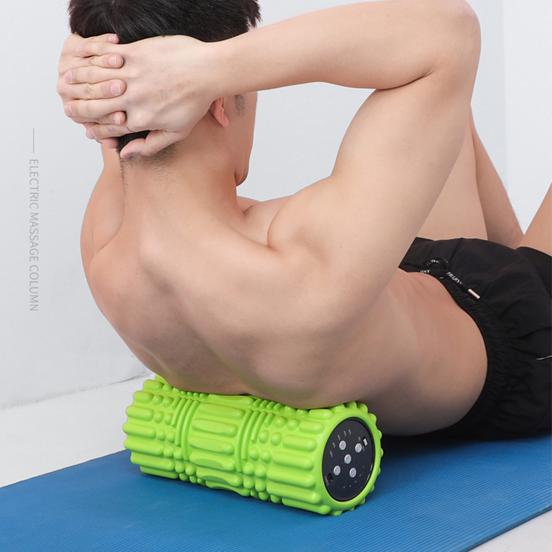 EVA Electric Yoga Roller with Built-in Speaker and Customizable Color for Fitness Massage