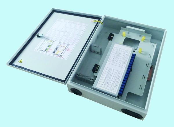 32  Plug In Splitter Optical Fiber Termination Box / Cable Distribution Box
