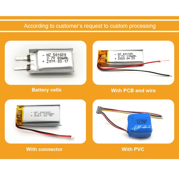CE Certified 2500mAh IEC62133 Lithium Polymer Battery 3.7V Rechargeable Li-polymer Battery Pack