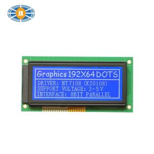 192x64 4.3 Inch Monochrome LCD Module , Compact 5V Parallel Interface Graphic