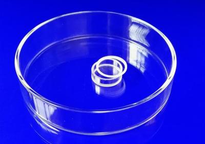 Superfície lustrada das garrafas de vidro do laboratório estábulo dimensional químico