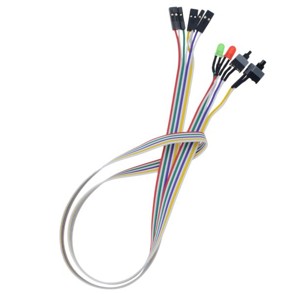65CM Slim Computer Motherboard Power Cable Wire Harness 28AWG 26AWG 24 AWG Wire