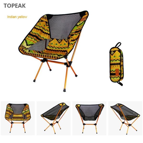 Camping Aluminum Outdoor Folding Chair 300 Lb Capacity Portable Backpacking