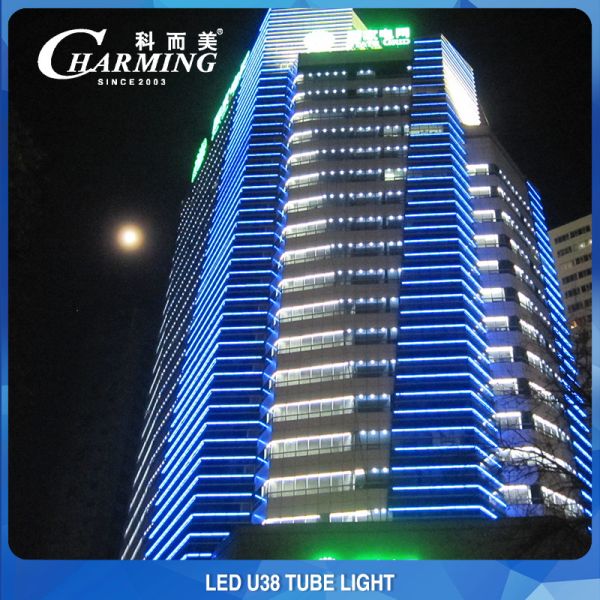 U38 Внешний светодиодный трубный свет Невидимая кабельная линия Алюминиевая сплав Светлая трубка