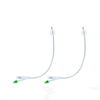 Hospital Silicone Foley Catheter 2 Way 8-24Fr 5-30cc Capacity