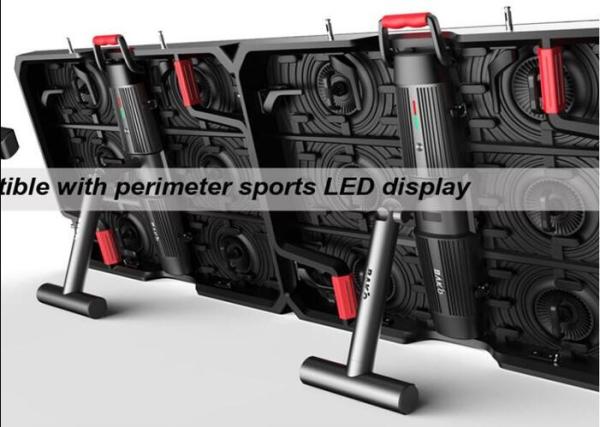 Broad Viewing Angle Sports Perimeter Led Screen For Advertising Outdoor P12.8