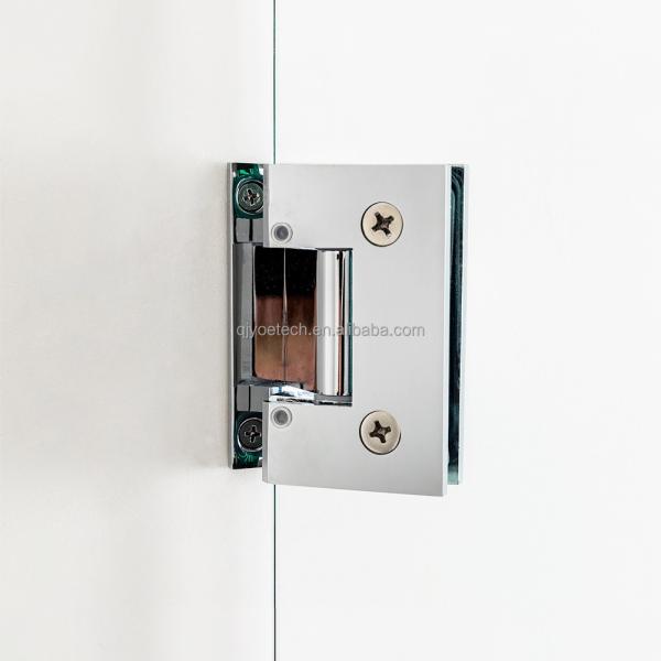 Custom Single Frameless Hinged Tempered Glass Door for Elegant Bathroom Decoration