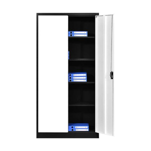 Double Door Steel Filing Cabinet Solutions Electrostatic Powder Coating