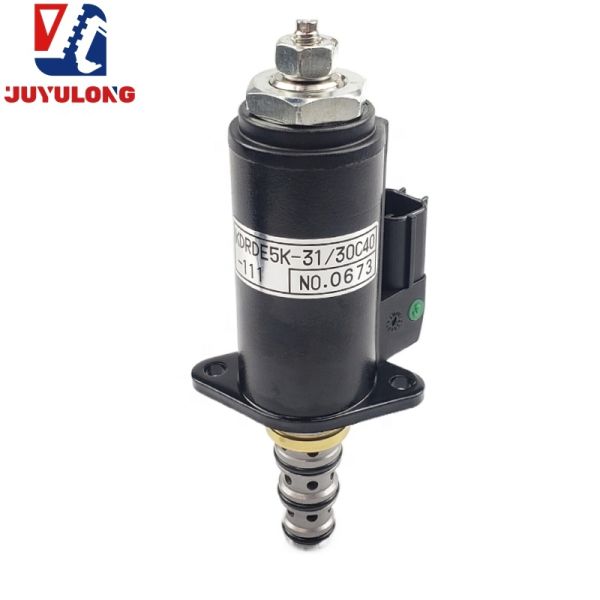 JUYULONG for Kobelco SK200 250 260-6 30C40-111 Excavator Hydraulic Pump Solenoid Valve Construction Machinery Parts Model