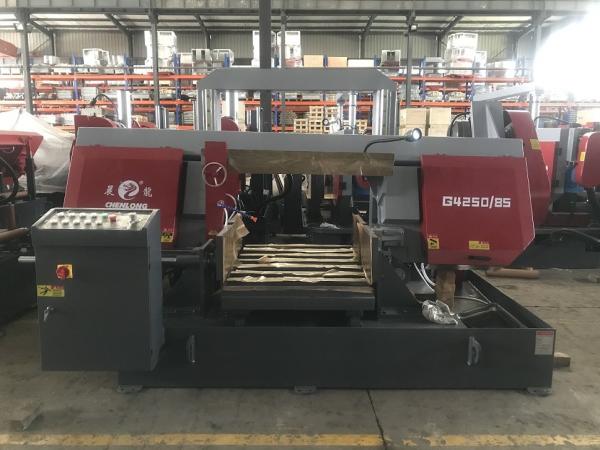 Semi Auto 5.5kw Horizontal Metal Cutting Bandsaw Machine