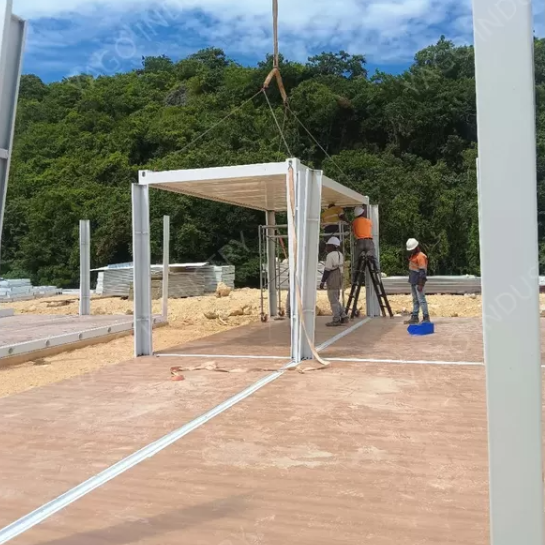 Mining Portable Temporary Housing Accommodation Dormitory Folding Shipping Container